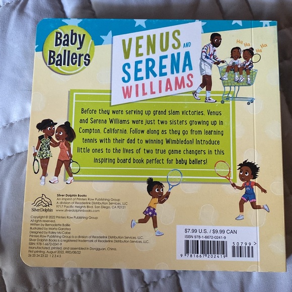 ⭐️5/$15 🆕SILVER DOLPHIN BOOKS: (2) Venus and Serena Williams & The Story of Rap - Picture 3 of 3